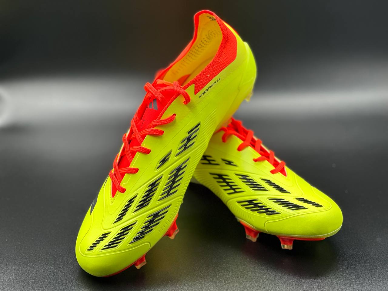 Футбольные бутсы Adidas Predator Elite Low FG желтые оранжевые