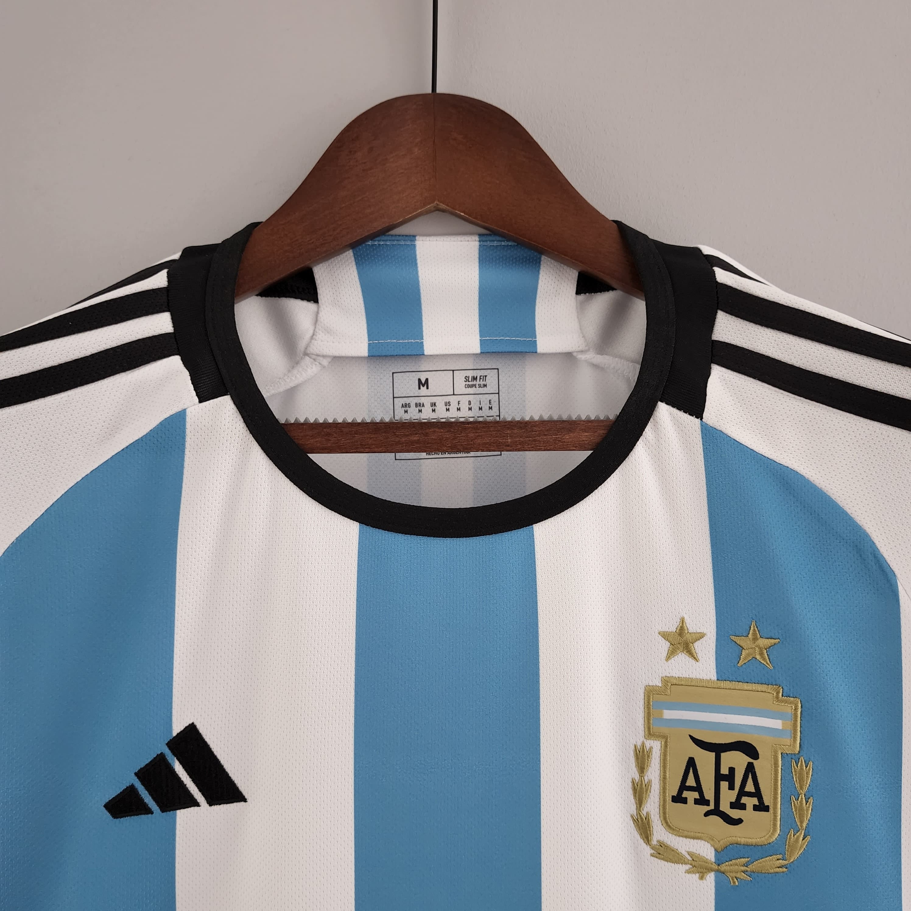 Футболка Аргентина домашняя QATAR 2022 фанатская версия MESSI 10