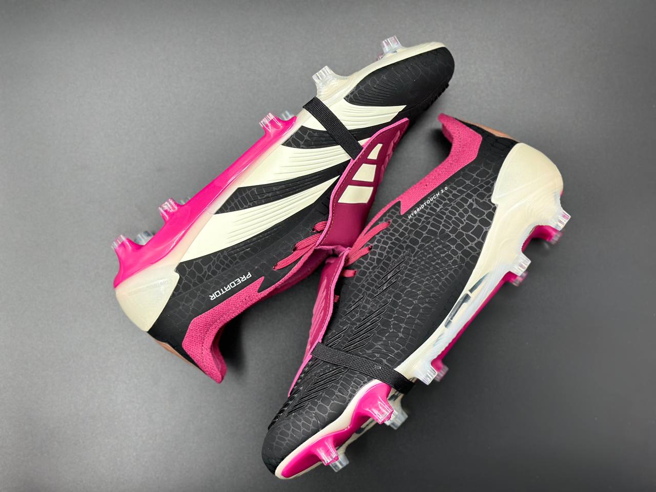 Футбольные бутсы Adidas Predator Elite Bellingham фиолетовые черные