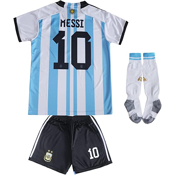Детская форма Аргентина домашняя QATAR 2022 MESSI 10