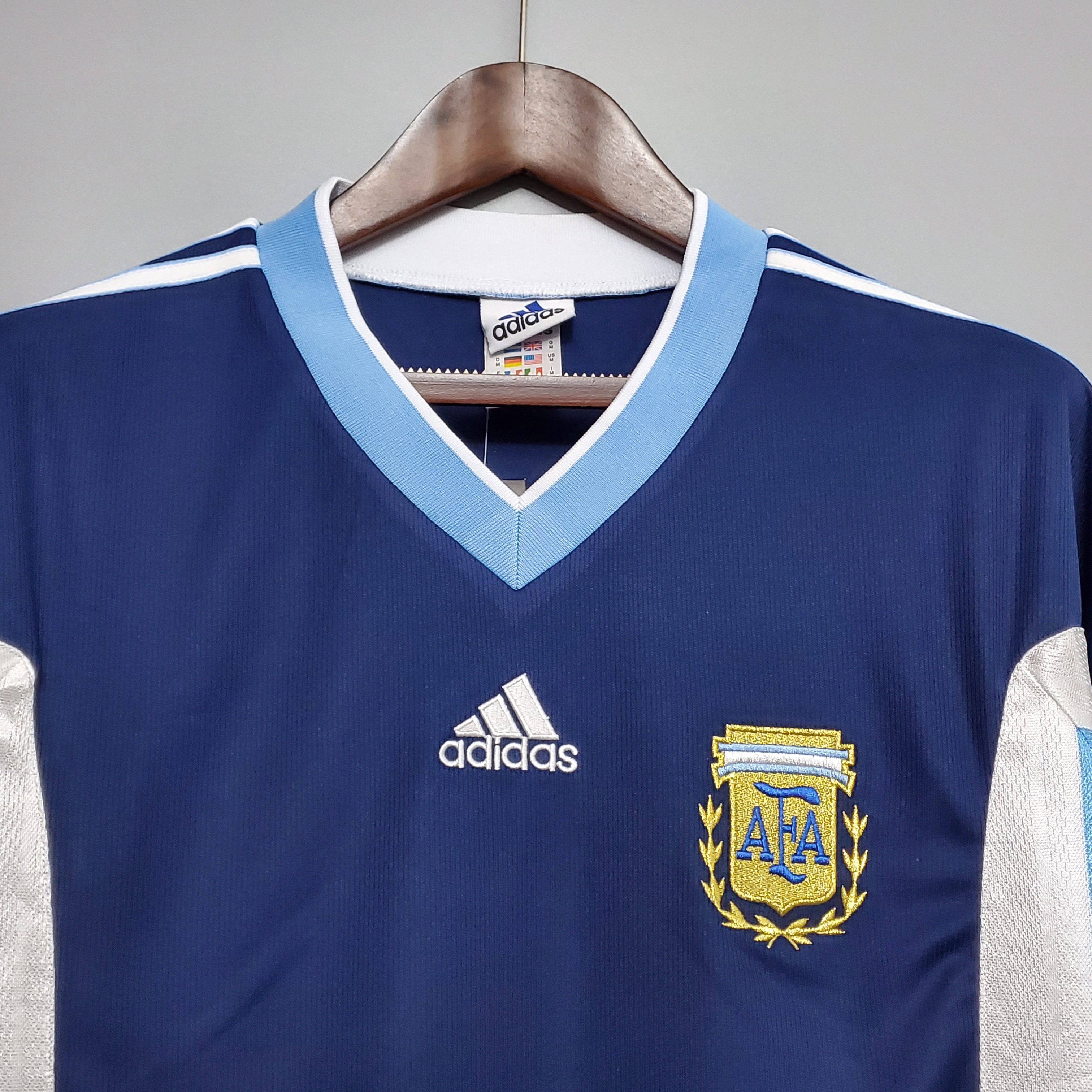 Ретро футболка Аргентина гостевая 1998/1999