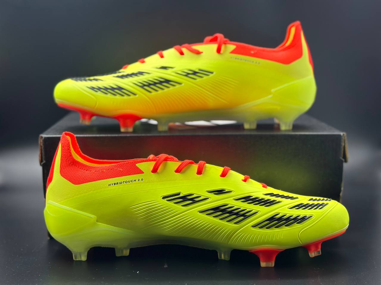 Футбольные бутсы Adidas Predator Elite Low FG желтые оранжевые
