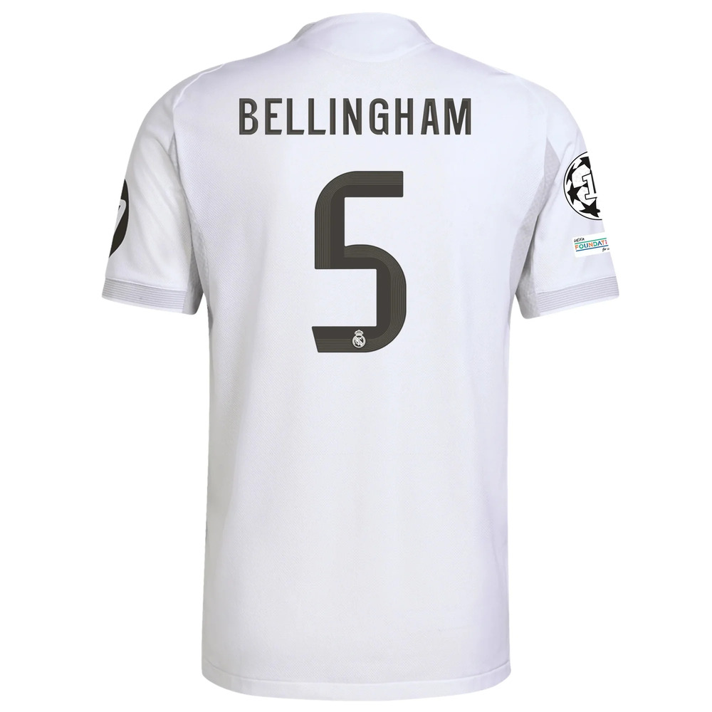 BELLINGHAM 5 фанатская футболка Реал Мадрид домашняя 25-26