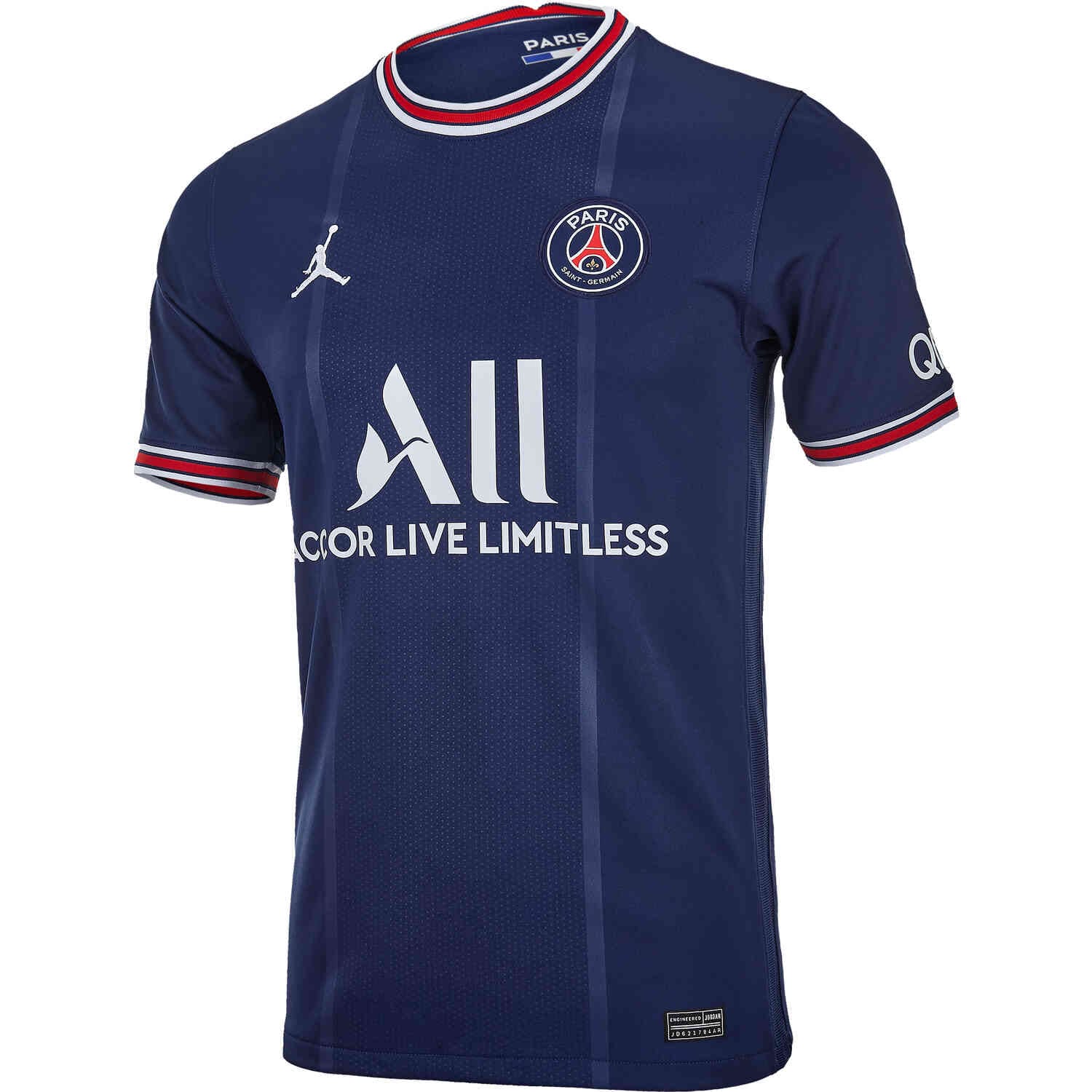 Футболка ПСЖ домашняя фанатская 21/22 League 1 MBAPPE 7