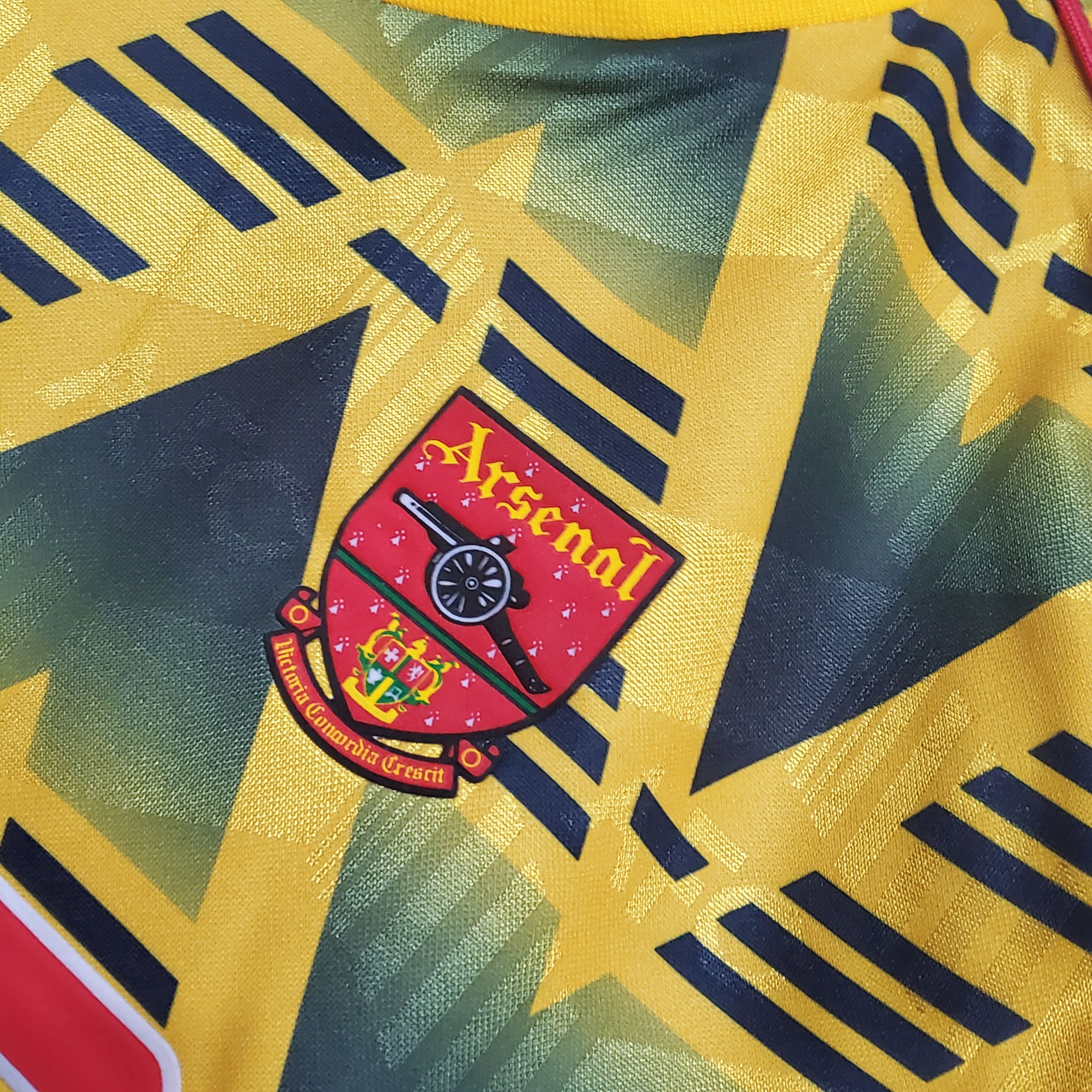 Ретро футболка Арсенал гостевая 1991/1993