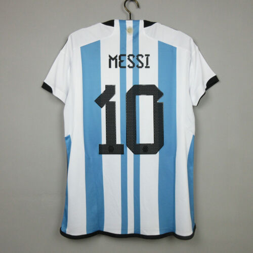 Футболка Аргентина 3 звезды домашняя QATAR 2022 MESSI 10