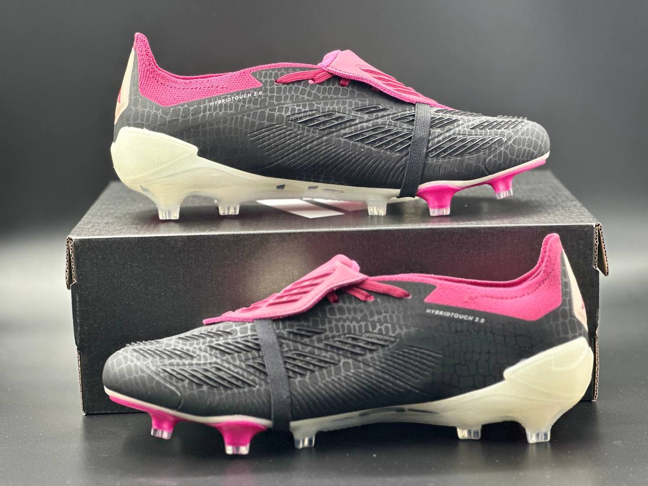Футбольные бутсы Adidas Predator Elite Bellingham фиолетовые черные